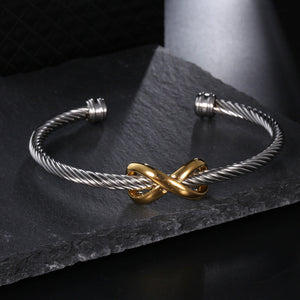 (GDM001) Infinity Symbol Bracelet With Message Card And Gift Box // Perfect Christmas Gift For Your Granddaughter