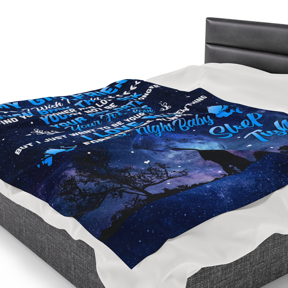 Velveteen Plush Blanket (GF001) PERFECT GIFT FOR YOUR GIRLFRIEND