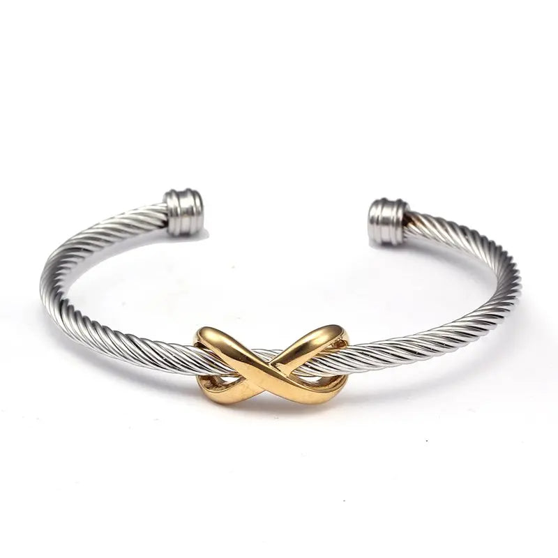 (DM002) Infinity Symbol Bracelet With Message Card And Gift Box // Perfect Christmas Gift For Your Daughter