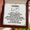 (GF1) Infinity Love Sterling Silver Pendant Necklace With Message Card And Gift Box // Perfect Christmas Gift For Your Girlfriend