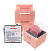 (GF1) Rosen-Geschenkbox + Herz-Anhänger-Halskette aus Sterlingsilber mit Nachrichtenkarte // Perfektes Geschenk für Ihre Freundin