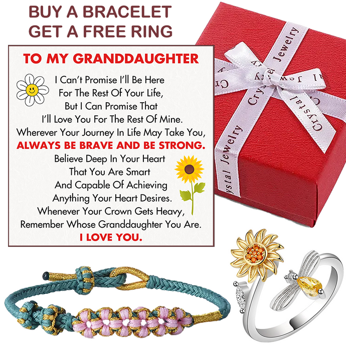 BUY A HANDMADE BLOSSOM KNOT BRACELET GET A FREE NECKLACE OR RING // CHRISTMAS GIFT FOR YOUR GRANDDAUGHTER