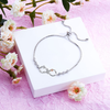 (DD) Buy A Love Knot Necklace Get Free Bracelet + Ring + Earrings // Love Knot Necklace With Message Card And Gift Box // Perfect Christmas Gift For Your DAUGHTER